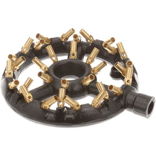 Imperial 1274 Cast Iron Jet Burner W/Brass Jets 11" DIA, 1/2" FPT, 32 Jets, NAT 160,000 BTU
