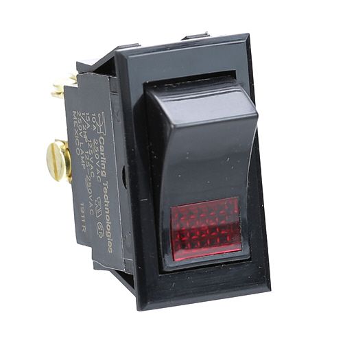 Imperial 36930 Lighted Rocker Switch, 125/250V AC