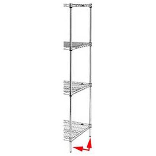 Intermetro 86PS Shelf Post  86", S/S, Metro