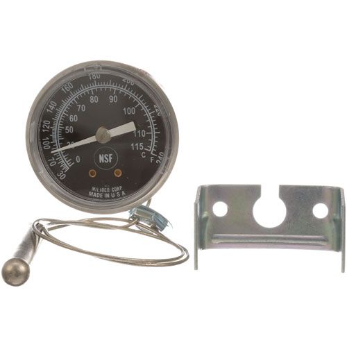 Intermetro RPC13-109 2" DIA Temperature Gauge W/ U-Clamp Mount 30-240°F