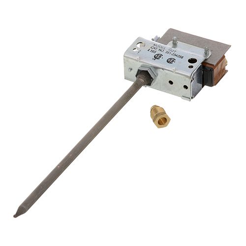 Jackson 06401-140-00-33 Dishwasher Thermostat W/1/4" X 6-1/2" Long Rigid Bulb 102T 195°F 
