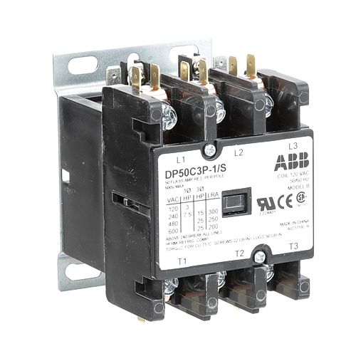 Jackson 5945-002-24-70 3-Pole Contactor, 120V, 50A