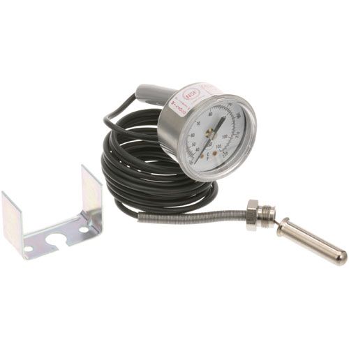Jackson 6685-111-68-49 Dishwasher Thermometer W/U-Clamp 2" DIA 5/8"-18 Jam Nut