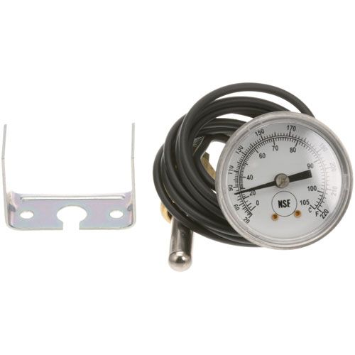 Jackson 66852000210 Temperature Gauge, Range 20-220°F, Rear Palnut