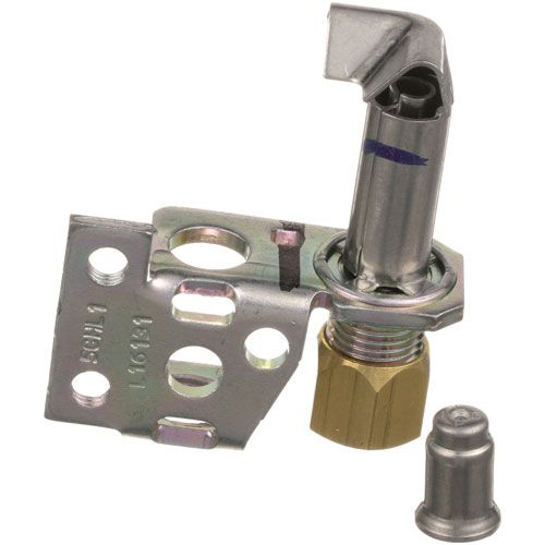Jade Range 4613100100 Natural/LP Gas Pilot Burner 90 Degree Left Flame 1/4"Tube