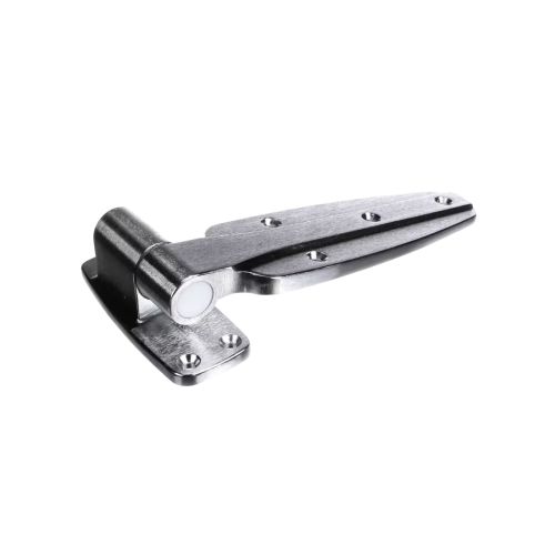 Kason 11245000124 Door Hinge Brushed Chrome 1-1/2" RH