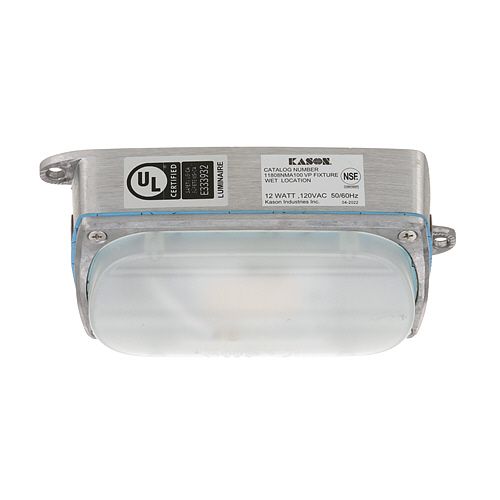 Kason 11808NMA100 LED Light Fixture W/ Mounting Hardware, Gasket 100-277V, 14W