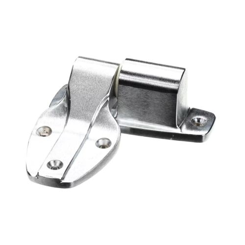 Kason 1246-000040 Door Hinge Brushed Chrome Flush