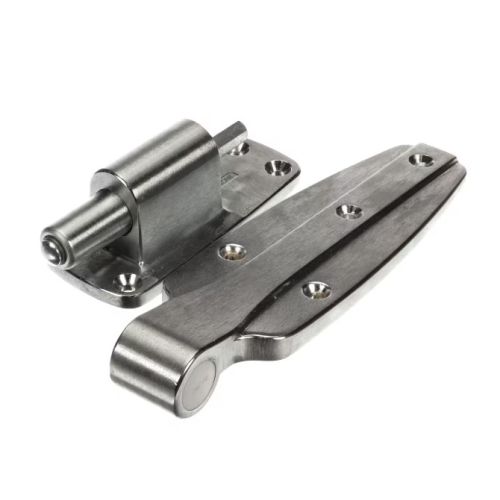 Kason 1248-000040 Spring-Assisted Hinge Polished Brushed Chrome