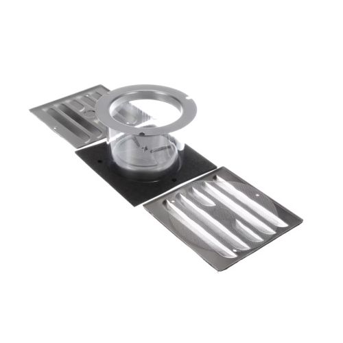 Kason 1836-SS0004 Pressure Relief Port W/Cover Plate Unheated Large Spring Valve SS 6-1/4"