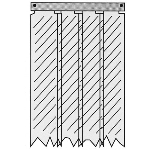 Kason 401SA6043184 Kason - 401Sa6043184 strip Curtain, 31 X 84