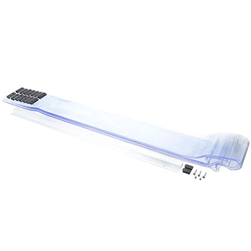 Kason 401SA6063384 Easimount Strip Curtain with Aluminum Track, 33" x 84"