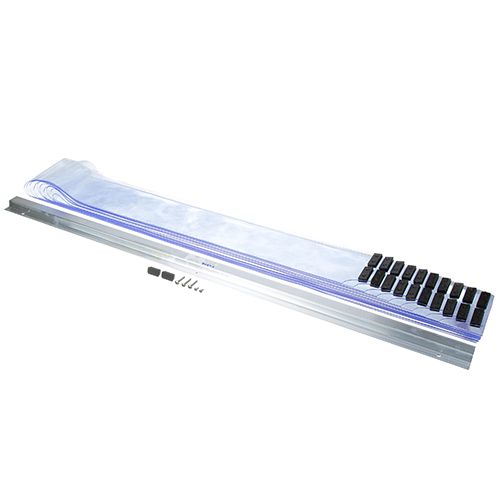 Kason 401SA6064684F 46" X 84" Easimount Strip Curtain 