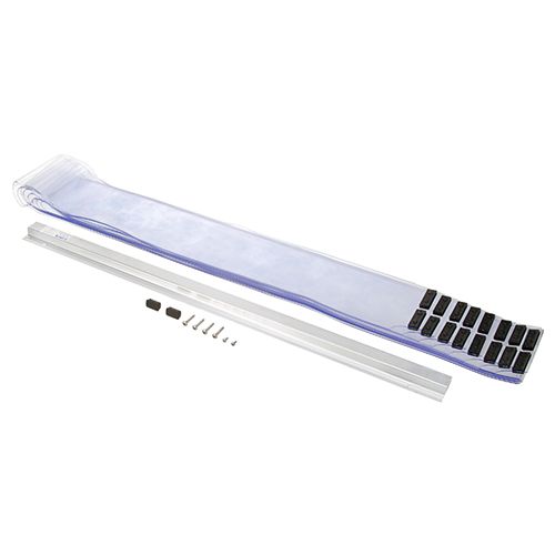 Kason 402SA6063884 Lightweight Aluminum Easimount Strip Curtain, 34" Opening