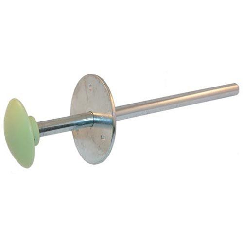 Kason 481A00600 Safety Release Handle W/Plastic Glow Knob, Steel Rod 9" OD, 2" Rod Travel