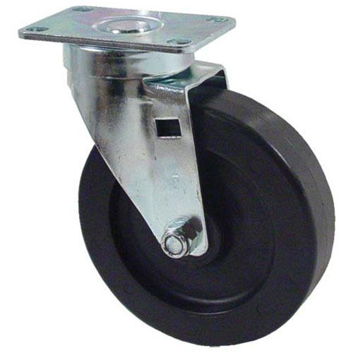 Kason 6C525001HDP 5" Plate Caster Swivel, No Brake