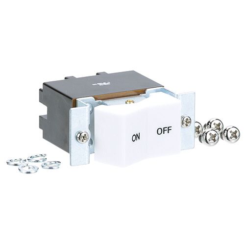 054920 Griddle White Rocker W/ Black Body 4-Screw Terminals 30A/125V-250VAC