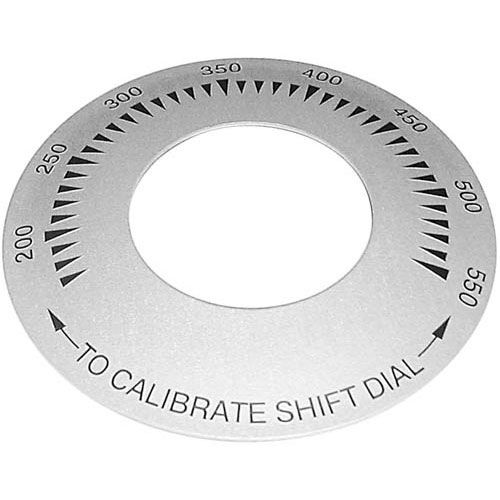 60105 Dial Plate 3" DIA With 200-500F