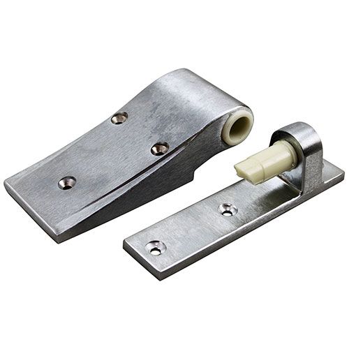 Kolpak KLP23621-1075 Brushed Chrome Upper Door Hinge,  7-1/4" OD