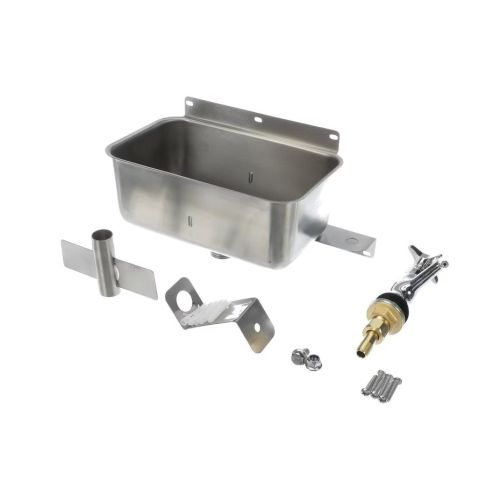 Krowne 16-153L Front Mount Dipper Well Stainless Steel 1" Drain 1/2" NPT Male
