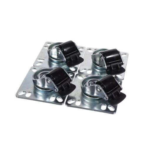 Krowne 28-109S Plate Caster Ultra-Low Profile 1" Diameter 3-1/2" X 3-1/2"