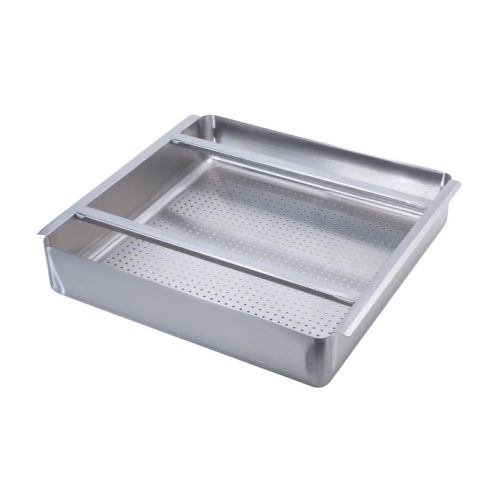 Krowne 30-150 Pre-Rinse Basket 20" X 20" 4" Deep 304 SS