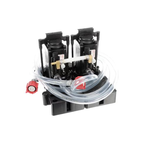 Lancer Juice Machines T5000-820A Pump Kit 2 Flavor 3/8" Out CO2 Manifold CC Connectors