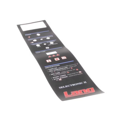 Lang 2M-60301-102 Convection Oven Control Panel Overlay Cook & Hold/Pulse