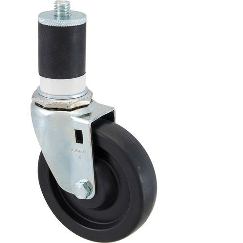 Marshall Air 501629 Stem  Caster (4"OD,Swivel,Black)