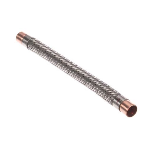 Master-Bilt 09-00124 Flex Line W/Sweat Fittings Braided Vibration Absorber 9-3/4" X 5/8"