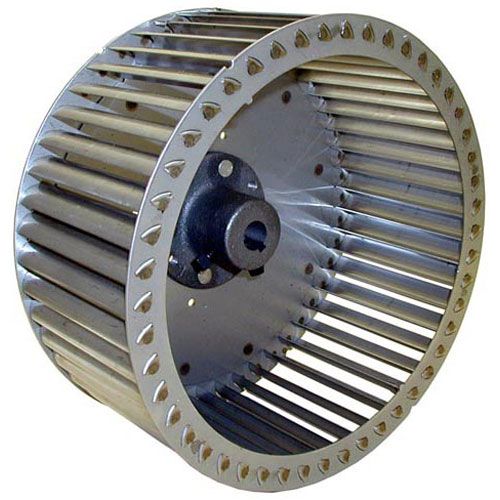 Middleby Marshall 22523-0002 CW Rotation Blower Wheel with 2 Set Screws,9-1/8" DIA X4-1/8" ,5-8" Hole