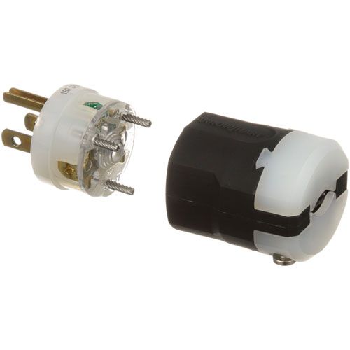 Middleby Marshall 27095-0004 3 Wire Arrow Hart/cooper Plug, 15 AMP, 125V