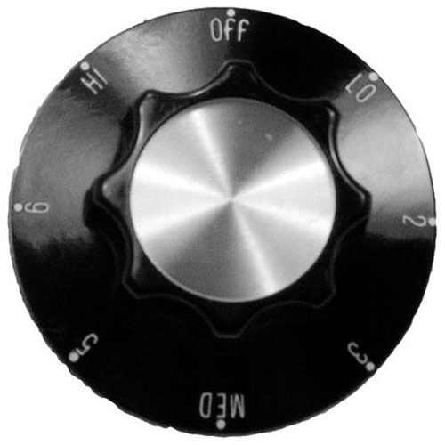 Middleby Marshall A710E8761 Knob 2-1/4D, OFF-LO-2-6-HI