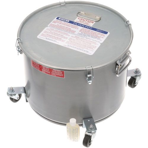 Miroil 60LBKC Oil Filter Pot/Lid-With/Casters