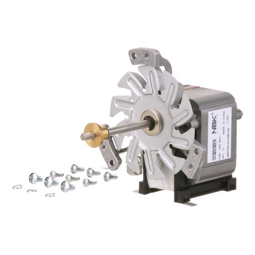 Moffat 015821 120v Motor with Mounting Hardware, Gasket, shaft, 2-3/4" X 15/64" DIA