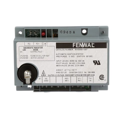 Montague 17198-0 24 VAC Ignition Module W/ 1/4" Spark Tab