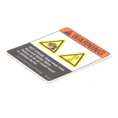 BKI (Barbeque King) N0164 Decal Hot Steam Safety Valve