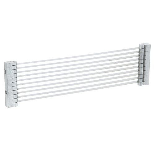 Nemco K161 1/4" Cut Blade Assembly, 10 Blades, 1/4"-20 Holes On 1-1/4" CTRS, 9-7/8" Long