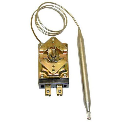 Nu-Vu 1427B8701 24" CAP Thermostat S W/DIAL And 1 MOUNT, 200-400 TEMP, 3/8" X 5-1/8" Nickel Bulb for Fryer