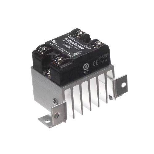 Nu-Vu 50-1571 Solid State Relay Assembly Heat Sink 480 VAC 4-32 VDC 50A