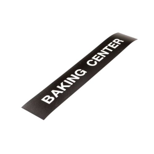 Nu-Vu 52-0139-B Baking Center Label/Decal