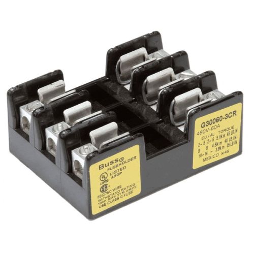 Pitco P5045792 Fryer 3 Pole Fuse Block 480V 60A