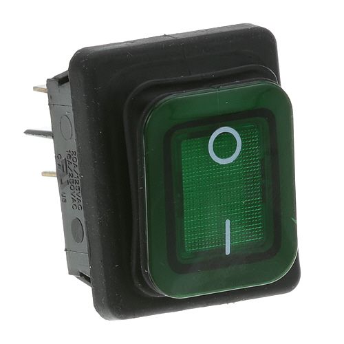Switch, Rocker, Lighted (Green) For Prince Castle - Part# Pc78-184s (Oem)