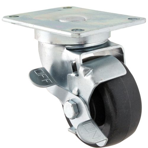 Perlick C22331 3"Swivel Plate Caster with Brake