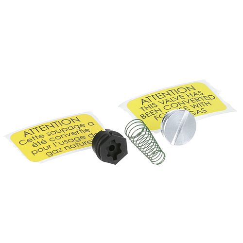 Pitco 60126501 NAT to LP Conversion Kit W/ Red Spring, Black Cap & Black Adjustment Screw