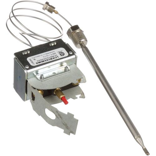 Pitco PP10271 LCH Type Hi-Limit Thermostat W/ Manual Reset, 1/4" Bulb