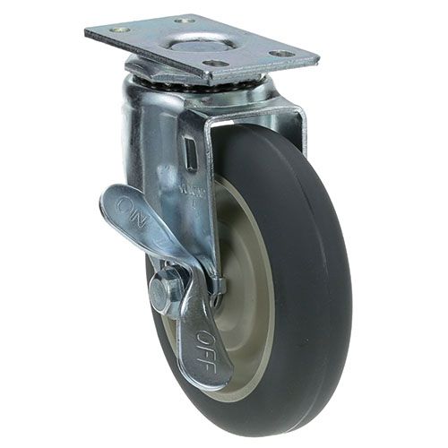 Plate Mnt Caster W/Brk 4 W 1-3/4 X 3 For Allpoints - Part# 262369