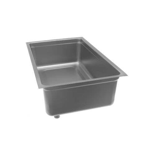 Randell HD PAN9901 Pan W/Drain 12" X 20" Stainless Steel HFT