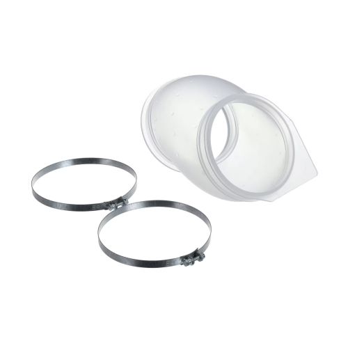 Rational 54.01.650S Venting Pipe W/Clamps Rubber Form Piece