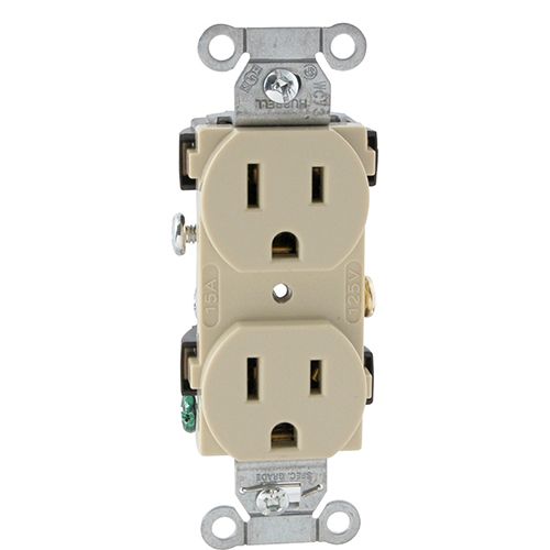 Receptacle,Duplex , 125v, 15a For Allpoints - Part# 2531379